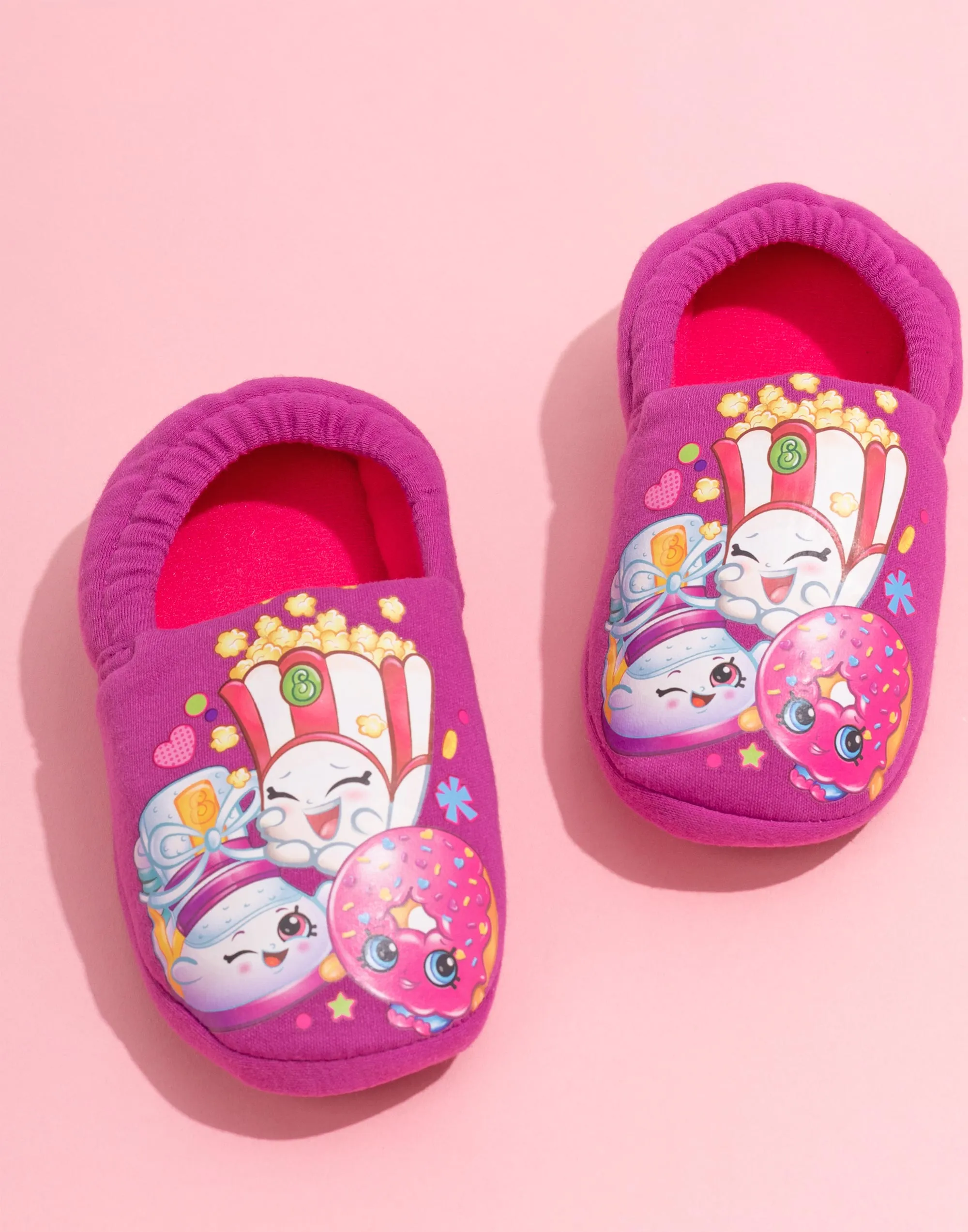 Shopkins Girl's Slippers - Pink